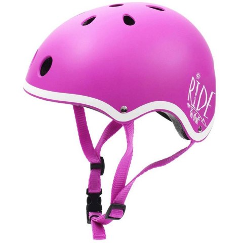 Kask SMJ różowy dla dziewczynki regulowany F501 Kask SMJ różowy dla dziewczynki regulowany F501
