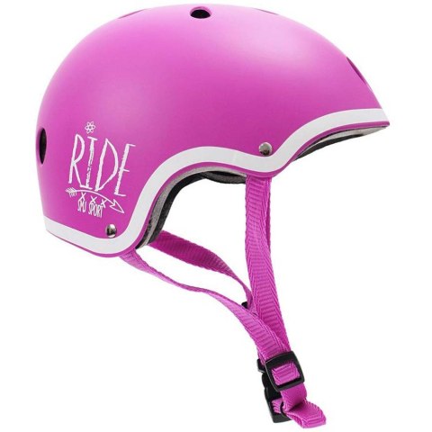 Kask SMJ różowy dla dziewczynki regulowany F501 Kask SMJ różowy dla dziewczynki regulowany F501