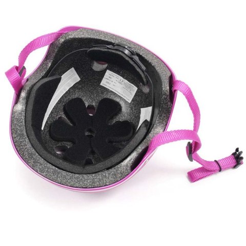 Kask SMJ różowy dla dziewczynki regulowany F501 Kask SMJ różowy dla dziewczynki regulowany F501