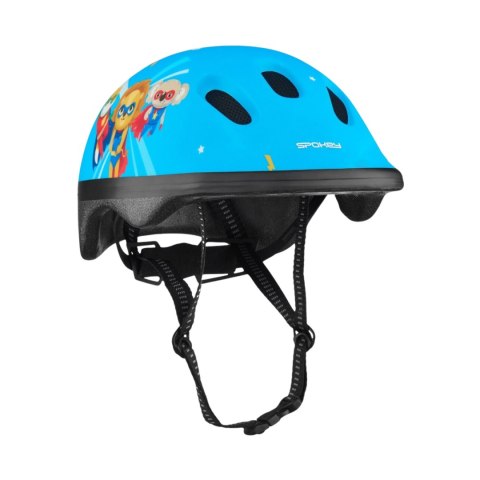 Kask rowerowy dla dzieci Spokey Fun niebieski M 52-56 cm 944803 Kask rowerowy dla dzieci Spokey Fun niebieski M 52-56 cm 944803