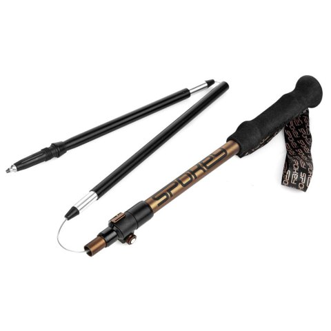 Kijki trekkingowe Spokey Quick brązowo-czarne 929473 Kijki trekkingowe Spokey Quick brązowo-czarne 929473