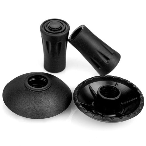 Kijki trekkingowe Spokey Quick brązowo-czarne 929473 Kijki trekkingowe Spokey Quick brązowo-czarne 929473