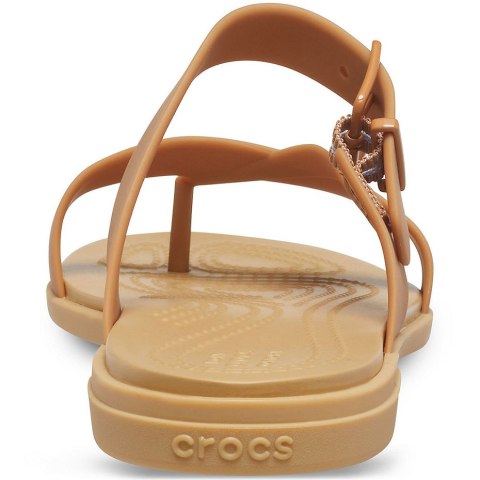 Klapki damskie Crocs Tulum Toe Post karmelowe 206108 277 Klapki damskie Crocs Tulum Toe Post karmelowe 206108 277