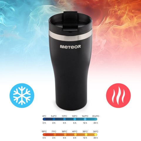 Kubek termiczny Meteor 480 ml czarny 17245 Kubek termiczny Meteor 480 ml czarny 17245
