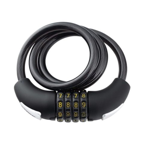 Zapięcie rowerowe Gerda szyfrowe linka Kombo Flex 1000/8C czarne 0SKF100008 06C0XP Zapięcie rowerowe Gerda szyfrowe linka Kombo Flex 1000/8C czarne 0SKF100008 06C0XP