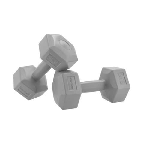 Zestaw hantli Spokey Monster 2x3kg GY szare 943621 Zestaw hantli Spokey Monster 2x3kg GY szare 943621