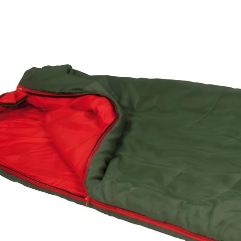 Śpiwór High Peak Pak 1000 Eco 220x80x50 cm zielono-czerwony 23251 Śpiwór High Peak Pak 1000 Eco 220x80x50 cm zielono-czerwony 23251