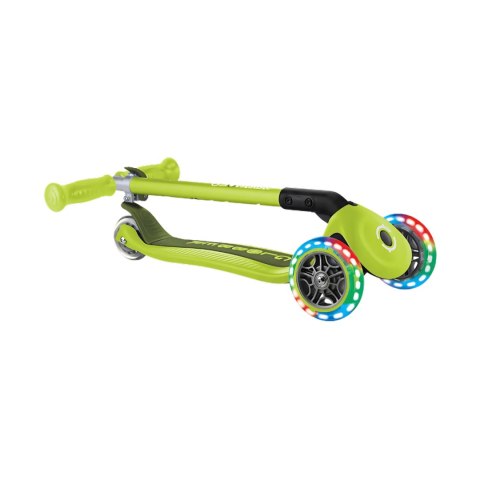 Hulajnoga SMJ Globber 3-kołowa 432-106-3 Primo Foldable Lights limonkowa Hulajnoga SMJ Globber 3-kołowa 432-106-3 Primo Foldable Lights limonkowa