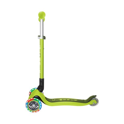 Hulajnoga SMJ Globber 3-kołowa 432-106-3 Primo Foldable Lights limonkowa Hulajnoga SMJ Globber 3-kołowa 432-106-3 Primo Foldable Lights limonkowa