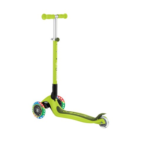Hulajnoga SMJ Globber 3-kołowa 432-106-3 Primo Foldable Lights limonkowa Hulajnoga SMJ Globber 3-kołowa 432-106-3 Primo Foldable Lights limonkowa