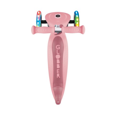 Hulajnoga SMJ Globber 3-kołowa 432-211-3 Primo Foldable Lights pastelowy róż Hulajnoga SMJ Globber 3-kołowa 432-211-3 Primo Foldable Lights pastelowy róż