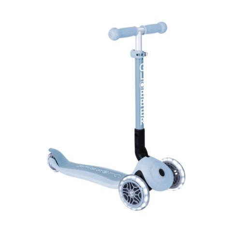 Hulajnoga SMJ Globber 3-kołowa 692-501 Junior Foldable Lights Eco jasnoniebieska Hulajnoga SMJ Globber 3-kołowa 692-501 Junior Foldable Lights Eco jasnoniebieska