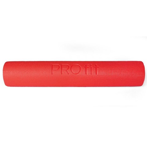 Mata do yogi Profit Slim 173x61x0,5cm czerwona DK 2203