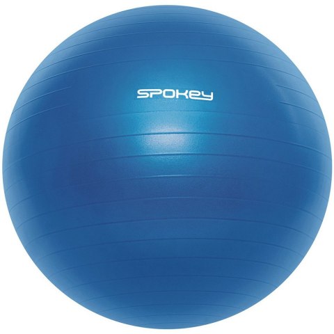 Piłka gimnastyczna Spokey Fitball 55 cm BL niebieska 929871 Piłka gimnastyczna Spokey Fitball 55 cm BL niebieska 929871