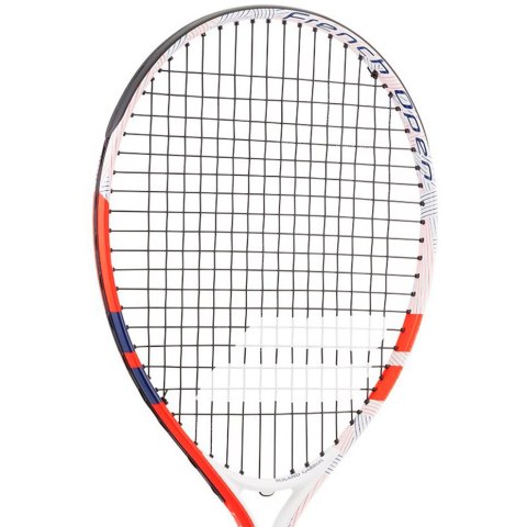 Rakieta do tenisa ziemnego Babolat Roland Garros Kit RG/FO 21 + 3 piłki Red Felt biało-pomarańczowo-granatowa 190014 Rakieta do tenisa ziemnego Babolat Roland Garros Kit RG/FO 21 + 3 piłki Red Felt biało-pomarańczowo-granatowa 190014