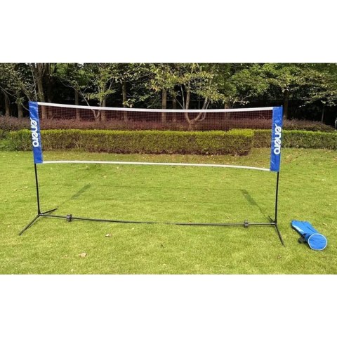 Słupki badminton/siatkówka/tenis regulowane 3w1 + pokrowiec ENERO Słupki badminton/siatkówka/tenis regulowane 3w1 + pokrowiec ENERO