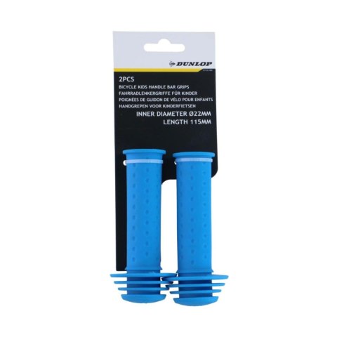 Chwyty rączki do kierownicy 115 mm Dunlop niebieskie 1070896 Chwyty rączki do kierownicy 115 mm Dunlop niebieskie 1070896