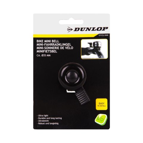 Dzwonek rowerowy Dunlop Gruszka 35 mm czarny 1043104 Dzwonek rowerowy Dunlop Gruszka 35 mm czarny 1043104