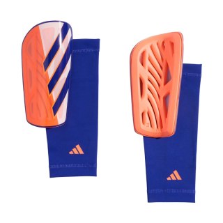 Ochraniacze piłkarskie adidas Tiro League niebiesko-pomarańczowe JD6026