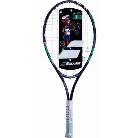 Rakieta do tenisa ziemnego Babolat B Fly 25 fioletowo-miętowa 140245 Rakieta do tenisa ziemnego Babolat B Fly 25 fioletowo-miętowa 140245