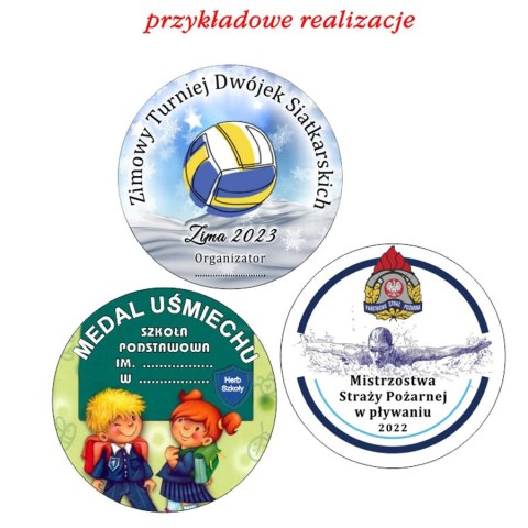 Tabliczka z grawerem - emblemat 70 mm Tabliczka z grawerem - emblemat 70 mm