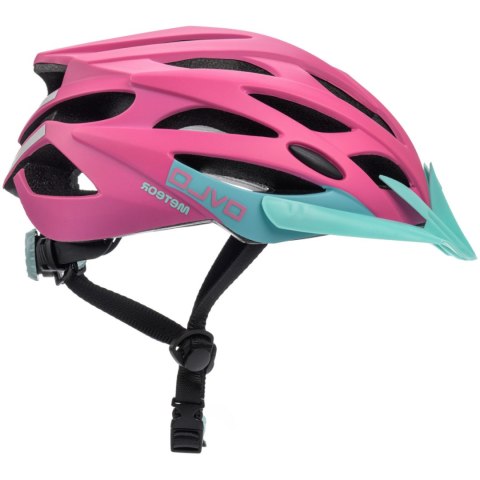 Kask rowerowy Meteor Ovlo M 55-58 cm różowy 16863 Kask rowerowy Meteor Ovlo M 55-58 cm różowy 16863