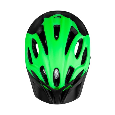 Kask rowerowy Spokey Checkpoint 58-61 cm zielony 928246 Kask rowerowy Spokey Checkpoint 58-61 cm zielony 928246