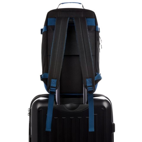 Plecak kabinowy Meteor Hermod czarno-niebieski 16883
