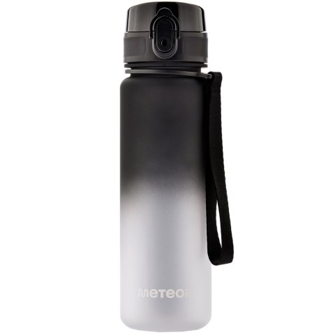 Bidon Meteor 500 ml czarno-biały 10108 Bidon Meteor 500 ml czarno-biały 10108