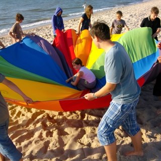 Chusta animacyjna profesjonalna 2 m Akson