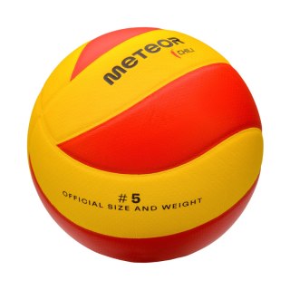 Piłka siatkowa Meteor Chili Pu żółto-czerwona 10058