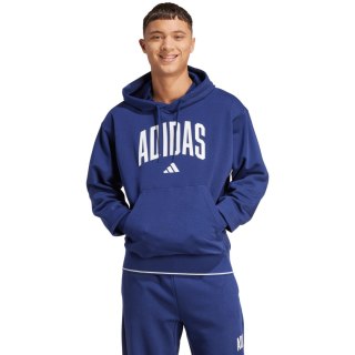 Bluza męska adidas Collegiate Hoodie ciemnoniebieska KC3874