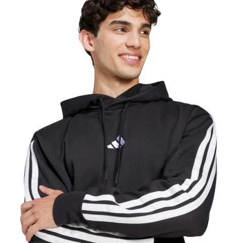 Bluza męska adidas Essentials 3-Stripes czarna JE6297