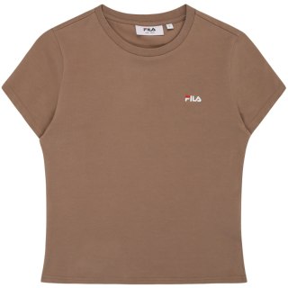 Koszulka damska Fila Trivero beżowa FAW1205 70008