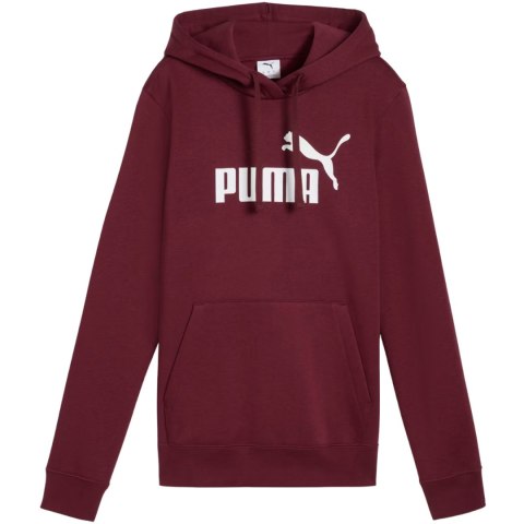 Bluza damska Puma ESS No.1 Logo Hoodie FL bordowa 682389 96