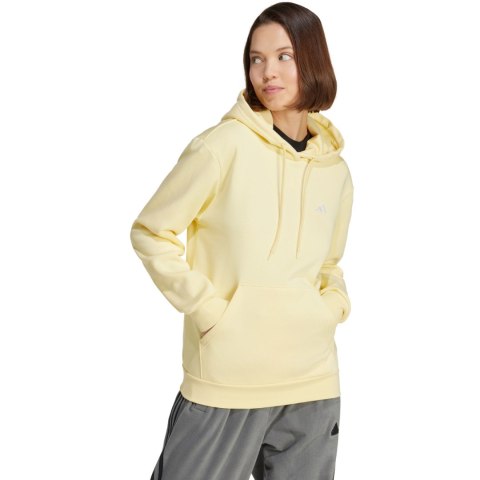 Bluza damska adidas Essentials Small Logo Feel Cozy żółta IY1650