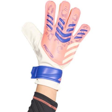 Rękawice bramkarskie adidas Predator Glove Training biało-pomarańczowe JN5355