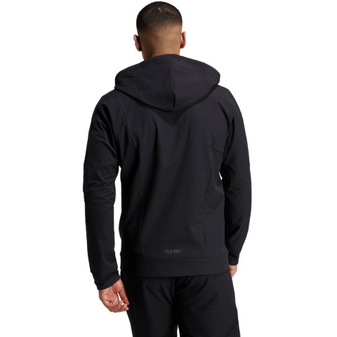 Bluza męska adidas Designed for Training COLD.RDY Full-Zip Hoodie czarna IN5607 Bluza męska adidas Designed for Training COLD.RDY Full-Zip Hoodie czarna IN5607