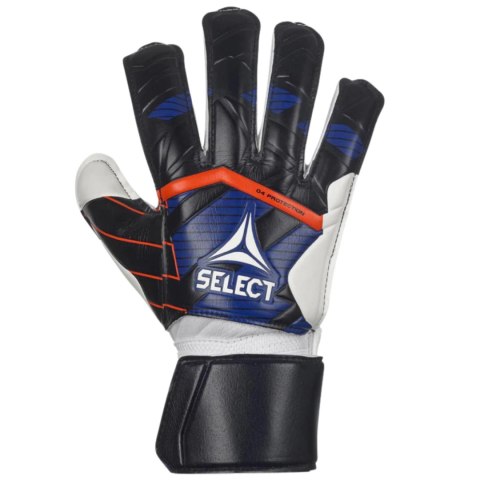 Rękawice bramkarskie Select 04 Protection Flat Cut v24 czarno-granatowe 18448