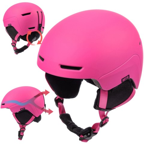Kask narciarski Meteor Avalo S 53-55 cm różowy 17286