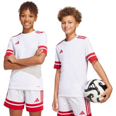 Koszulka dla dzieci adidas Squadra 25 Jersey biała JJ0059