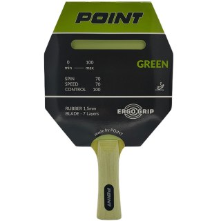 Rakietka do ping ponga Point zielona
