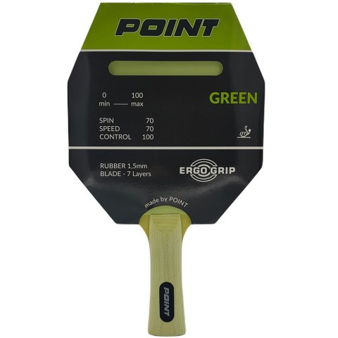 Rakietka do ping ponga Point zielona