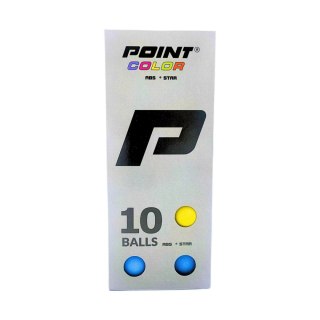 Piłeczki do ping ponga Point color 10szt