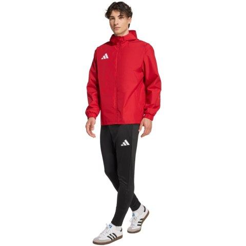 Kurtka męska adidas Entrada 26 All Weather czerwona JZ9100