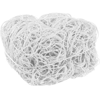 Siatka do piłki nożnej Netex 7,5 m x 2,5 m PP 4 biała PN0053