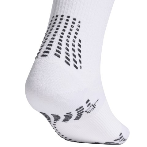 Skarpety adidas Football GRIP Printed Crew Performance Light białe JZ3026