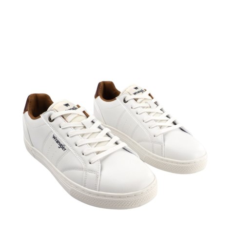 Buty męskie Wrangler Ritchy Low białe 20261003 1FG