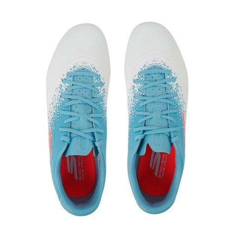 Buty piłkarskie Skechers Razor 1.5 Academy TF niebiesko-białe 252016 WTQP